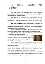 Referāts 'Šokolādes dzīves cikls', 4.