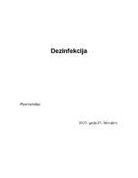 Referāts 'Dezinfekcija', 1.