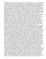 Eseja 'The Study of Psychology', 1.