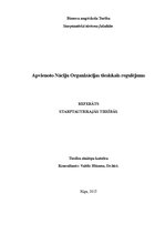 Referāts 'Apvienoto Nāciju Organizācijas tiesiskais regulējums', 1.