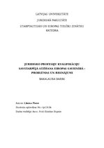 Diplomdarbs 'Juridisko profesiju kvalifikāciju savstarpējā atzīšana Eiropas Savienībā - probl', 1.