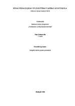 Prakses atskaite 'Dzīvnieki ap mums (integrētā mācību prakse pirmsskolā)', 1.