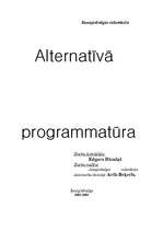 Referāts 'Alternatīvā programmatūra', 1.