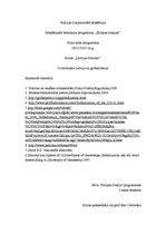 Konspekts 'Latvija un globalizācija', 1.