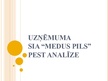 Prezentācija 'SIA "Medus pils" PEST analīze', 1.