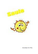 Referāts 'Saule', 1.