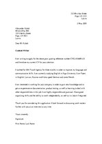 Paraugs 'Cover or Motivation Letter', 1.