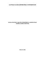 Referāts 'Saimniecības plānojuma projekts', 1.