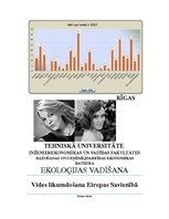 Referāts 'Eiropas Savienības vides likumdošana', 1.