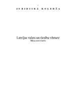 Referāts 'Latvijas valsts un tiesību vēsture', 1.