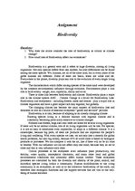 Eseja 'Biodiversity', 1.