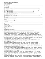 Konspekts 'The Indesit Company - Launch of AV Range', 1.