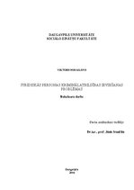 Diplomdarbs 'Juridiskās personas kriminālatbildības ieviešanas problēmas', 1.