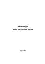 Referāts 'Gaisa mitrums un tā analīze', 1.