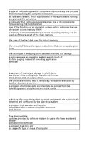 Konspekts 'Discovering computers - system software - glossary', 5.