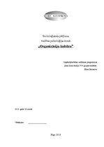 Referāts 'Organizāciju kultūra', 1.