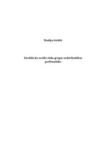 Referāts 'Invalīdu kā sociālā riska grupas nodarbinātības problemātika', 1.