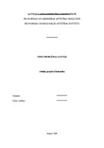 Referāts 'Vides problēmas Latvijā', 1.