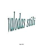 Referāts 'Valodas stili', 1.