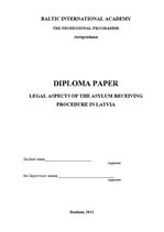 Diplomdarbs 'Patvēruma saņemšanas procedūras tiesiskie aspekti Latvijā', 3.