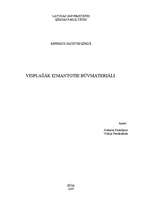 Referāts 'Visplašāk izmantotie būvmateriāli', 1.