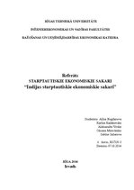 Konspekts 'Indijas ārējie ekonomiskie sakari', 1.