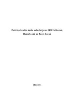 Referāts 'Patēriņa kredīta karšu salīdzinājums a/s "SEB Unibanka", "Hansabanka" un "Parex ', 1.