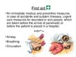 Prezentācija 'Basic First Aid', 3.