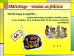 Prezentācija 'Mārketings - termini un jēdzieni', 32.