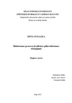 Diplomdarbs 'Muitošanas procesa kvalitātes pilnveidošanas risinājumi', 1.