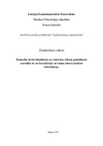 Eseja 'Pusaudžu ātrās ēdināšanas un restorānu ēdiena pasūtīšanas uzvedība ar un bez kal', 1.