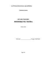 Referāts 'Pirmpirkuma tiesības', 1.