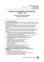Paraugs 'Darba aizsardzības instrukcija zemes izstrādes darbos (meliorācijas darbi)', 1.