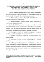 Referāts 'Eiropas Sociālā fonda tiesiskais regulējums un praktiskā darbība Latvijā', 18.