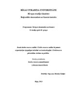 Konspekts 'Cilvēku resursu vadība kā pamats organizācijas ilgtspējīgai attīstībai un konkur', 1.