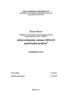 Referāts 'Elektrotehniskās ražotnes 20/0.4 kV apakšstacijas projekts', 1.