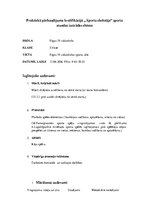 Konspekts 'Valsts pārbaudījuma kvalifikācijas stundas konspekts 5.klasei', 1.