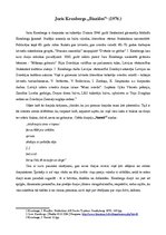 Konspekts 'Juris Kronbergs "Biszāles"', 1.