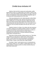 Eseja 'Cilvēkā divas dvēseles mīt', 1.