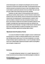 Referāts 'Myasthenia Gravis', 7.