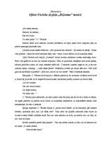 Eseja 'O.Vācieša dzejoļa "Dziesma" motīvi', 1.