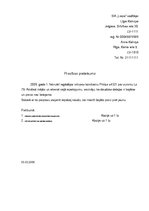 Paraugs 'Prasības pieteikums', 1.