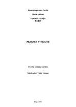 Prakses atskaite 'Prakse Rīgas pašvaldības aģentūrā "Rīgas meža aģentūra"', 1.