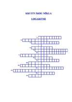 Konspekts 'Krustvārdu mīkla. Logaritmi', 1.