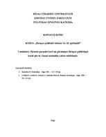 Konspekts 'Pirmais pasaules karš un pārmaiņas Eiropas politiskajā kartē pēc tā. Jaunu nacio', 1.