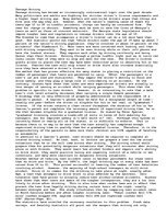 Eseja 'Teenage Driving ', 1.