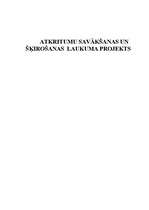 Referāts 'Atkritumu apsaimniekošana', 1.