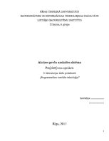 Paraugs 'Akcīzes preču uzskaites sistēma', 1.