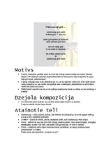 Referāts 'Klāva Elsberga dzejas analīze', 3.