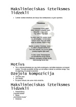 Referāts 'Klāva Elsberga dzejas analīze', 4.